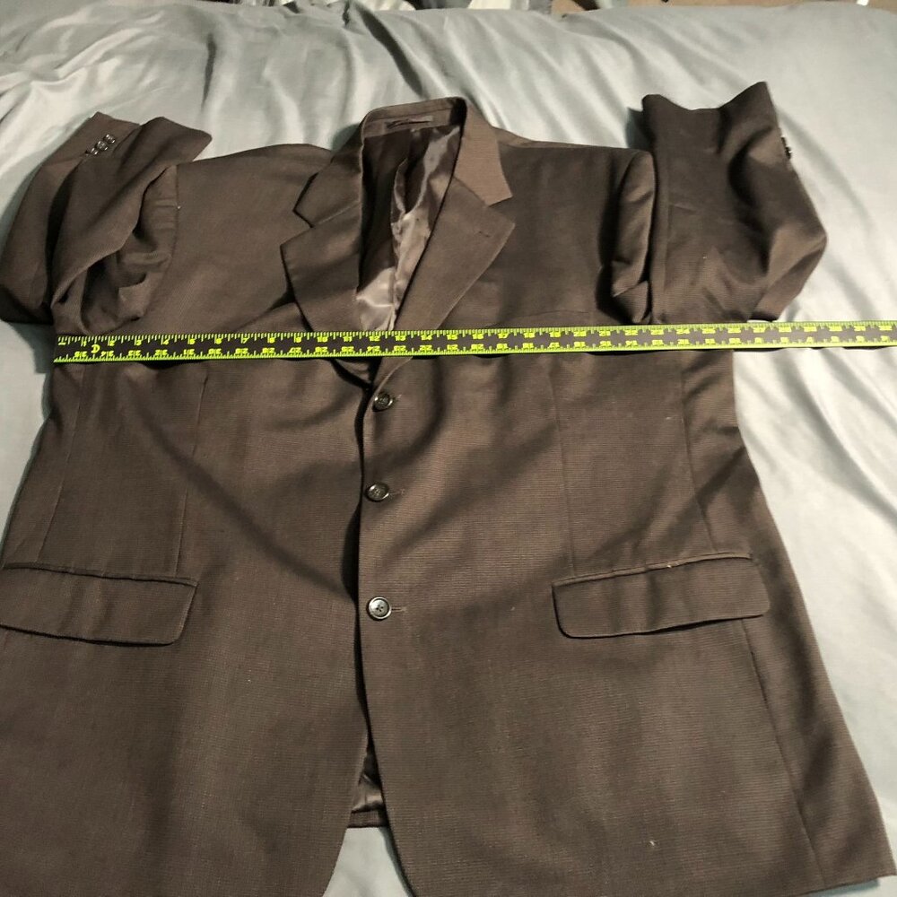 Daniel Gray Trio Mens Brown Blazer 50R Wool - Picture 4 of 16